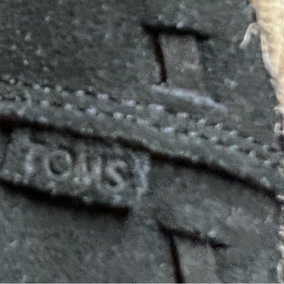 Tom’s Black Slip-on Loafers Size 6.5 - Picture 8 of 8